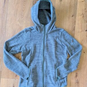 Kuhl Women's Small Hooded Zip Jacket In Blue-Green Color
